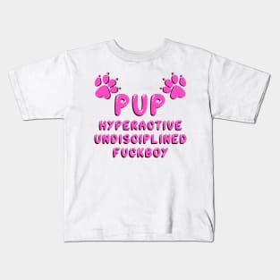 PUP - DEFINED PINK Kids T-Shirt